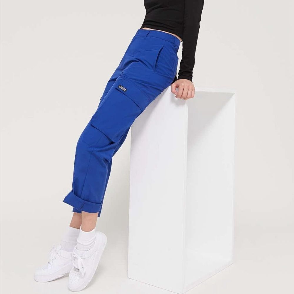 Streetwear Stussy Cargo Pants Alpine Blue